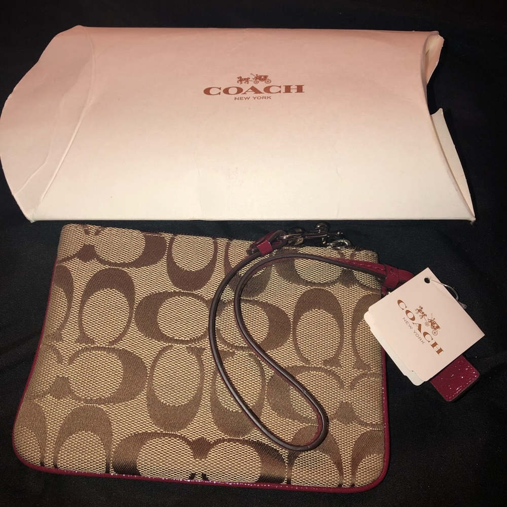 Coach wrist wallet